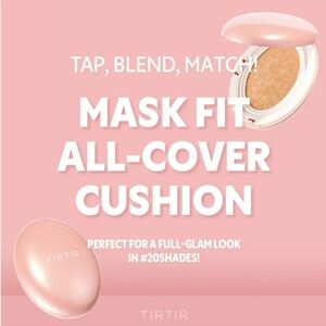 TIRTIR All Cover Pink Cushion Korean Cushion Foundation 13N Fair Ivory Full Size